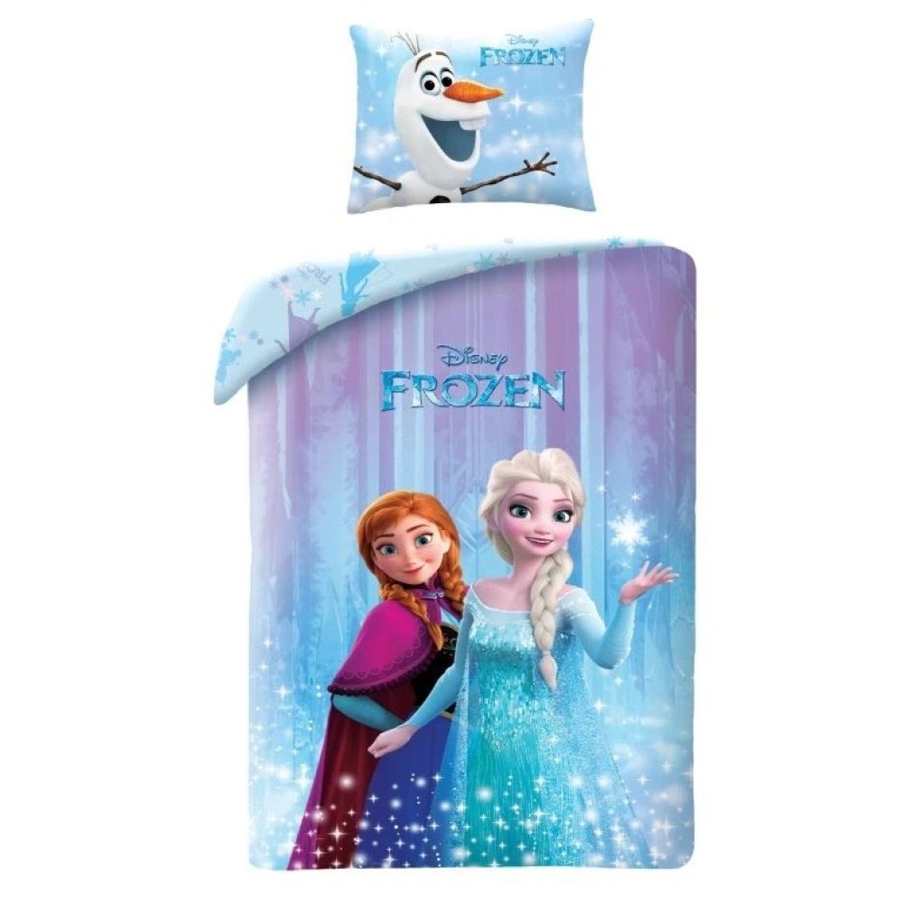 Детски спален комплект Frozen - Anna,Elsa и Olaf