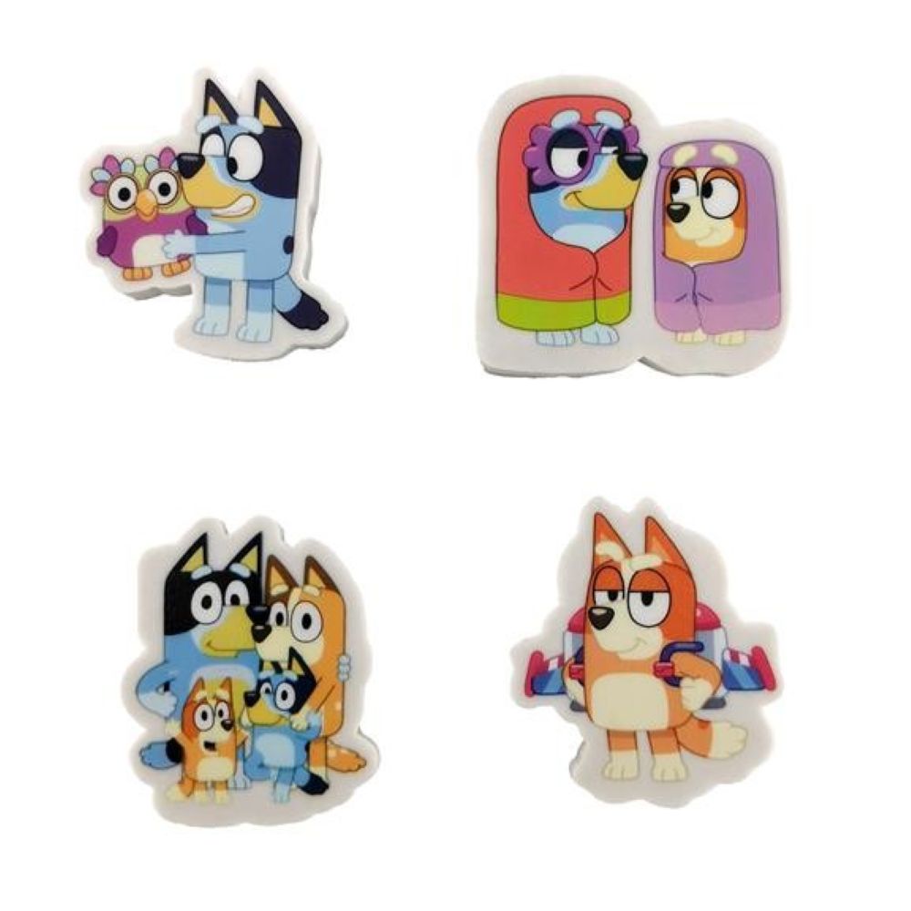 Комплект с 4 гумички Bluey
