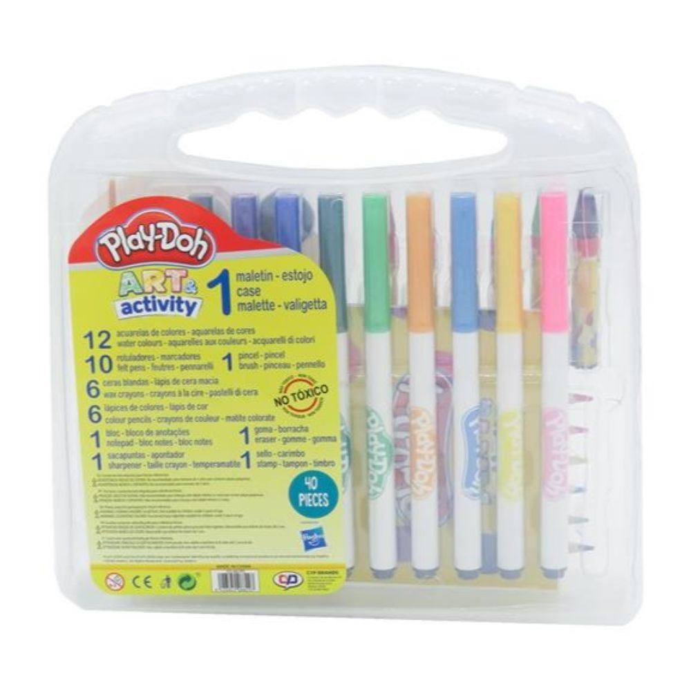 Комплект за рисуване Play Doh - 40 части, в куфарче