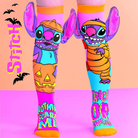 MADMIA Stitch Neon Halloween Socks – неонови чорапи Stitch