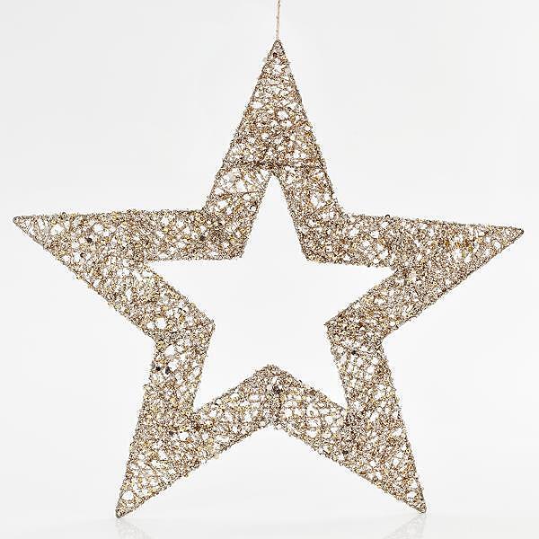Блестяща звезда за елха, 60см,45cm