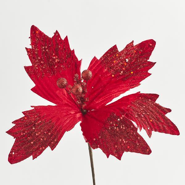 Eurolamp Коледна звезда, червена, 30cm