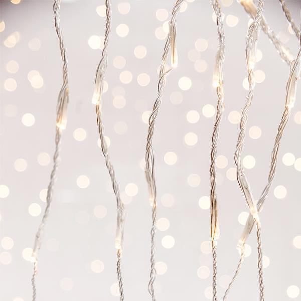 ЛАМПИЧКИ ТИП ЗАВЕСА,240 LED, 31V АДАПТОР С ФУНКЦ., W,100x200, IP44