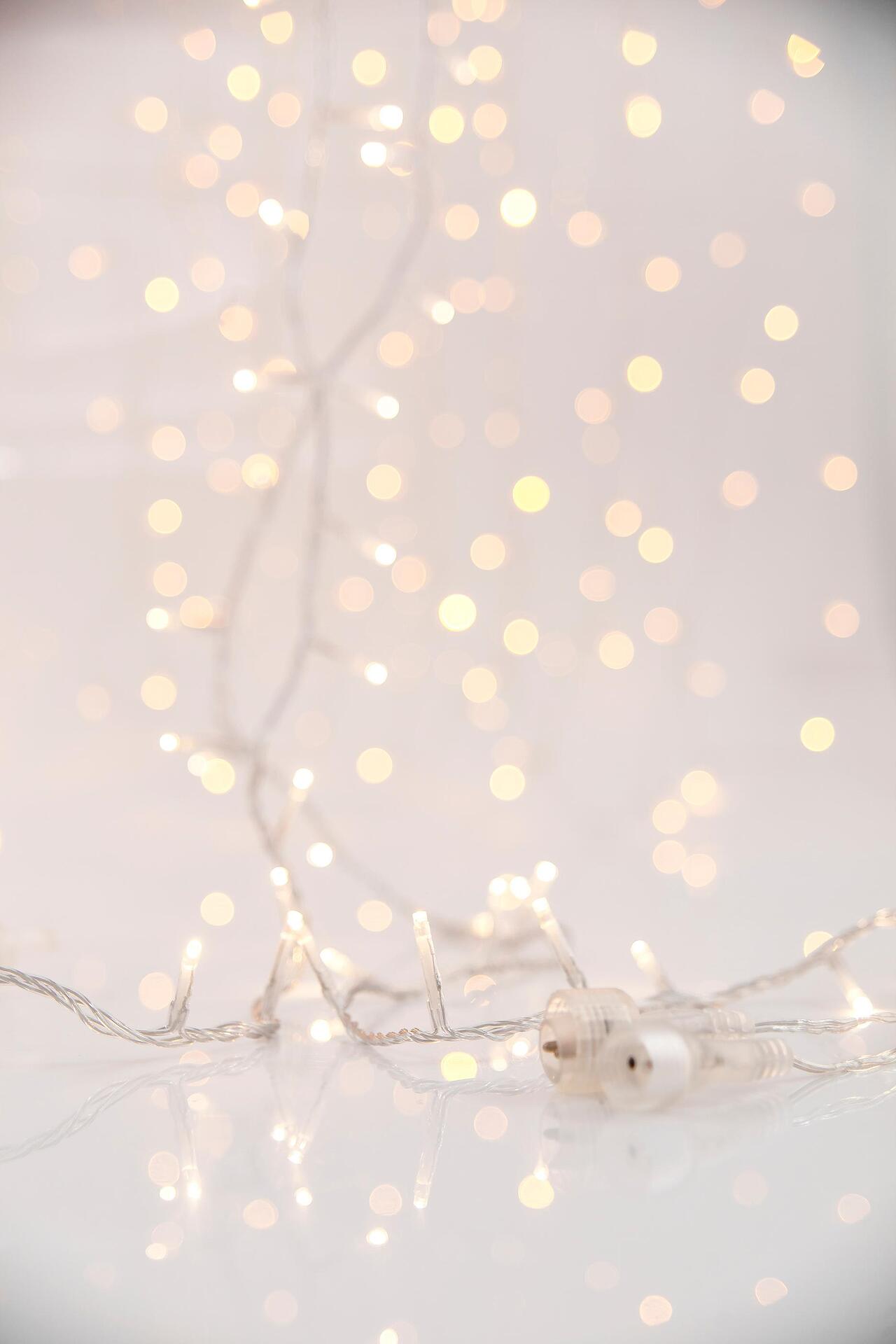 ЛАМПИЧКИ,300 LED,31V, ПРОЗР.КАБЕЛ,WW