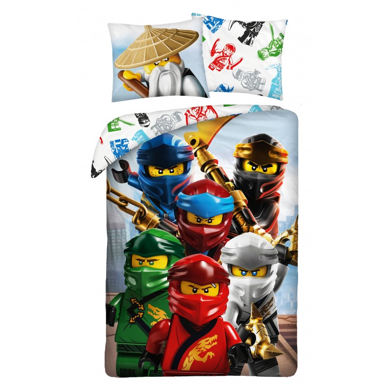 Детски спален комплект LEGO® NINJAGO Ву и шестте нинджи