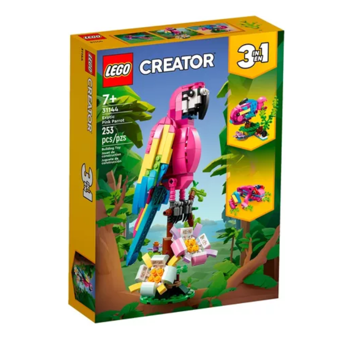 LEGO® Creator 3 in 1 - Розов екзотичен папагал 31144