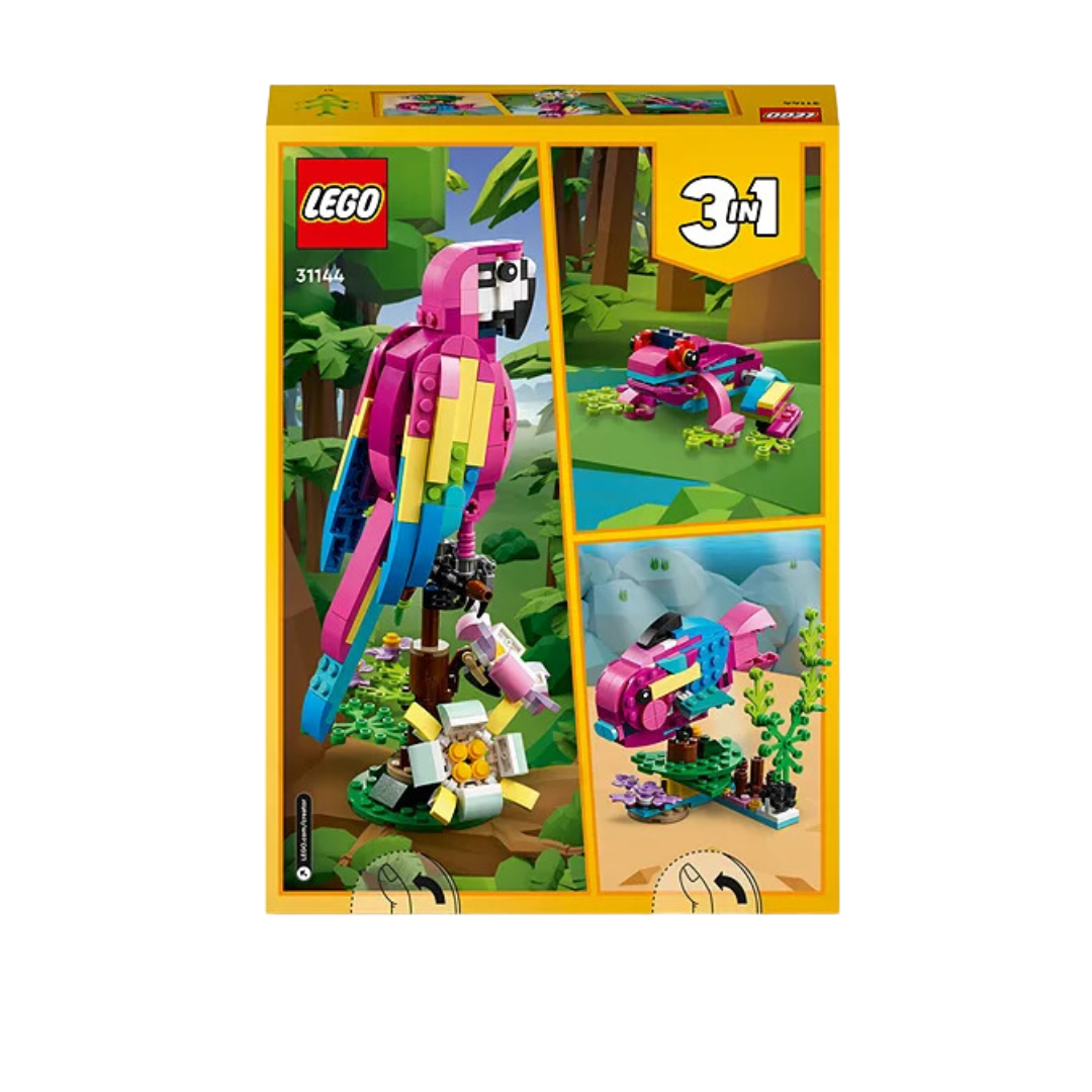 LEGO® Creator 3 in 1 - Розов екзотичен папагал 31144