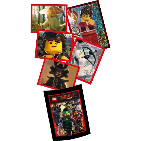 Стикери за стикер-албум LEGO Ninjago Movie