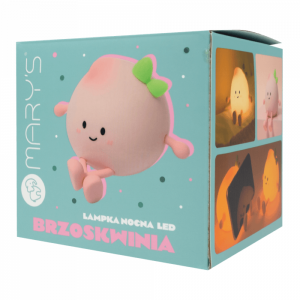 Детска нощна лампа LED RGB MARY’S Праскова