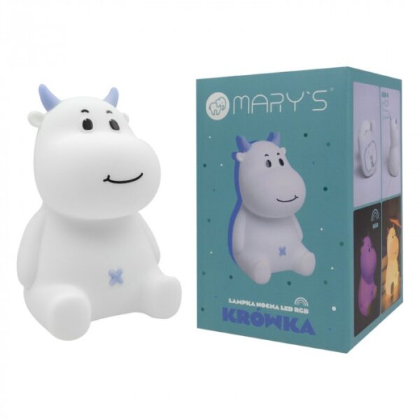 Детска нощна лампа LED RGB MARY’S Крава
