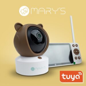 Wi-Fi бебефон камера MARY’S Мече 2в1 Tuya