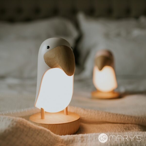 Детска нощна лампа и с Bluetooth колонка LED MARY’S Папагал