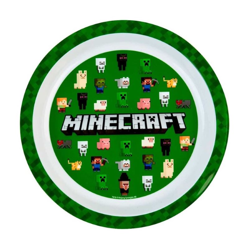 Пластмасова чиния Minecraft Skins