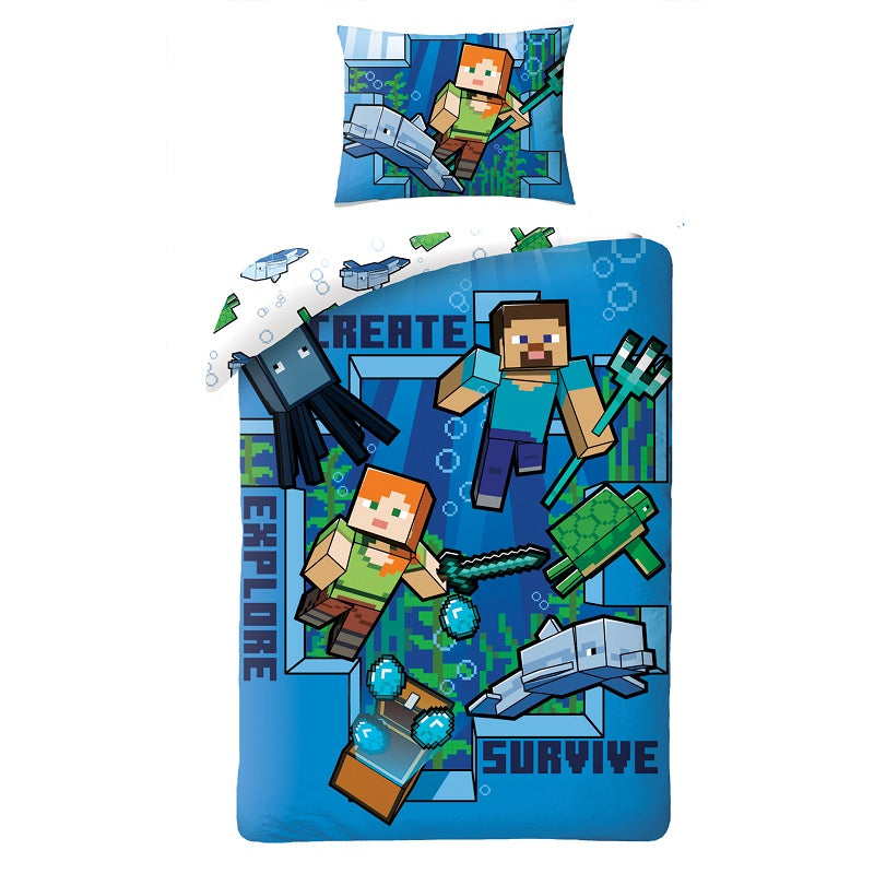 Детски спален комплект Minecraft 248 Sea
