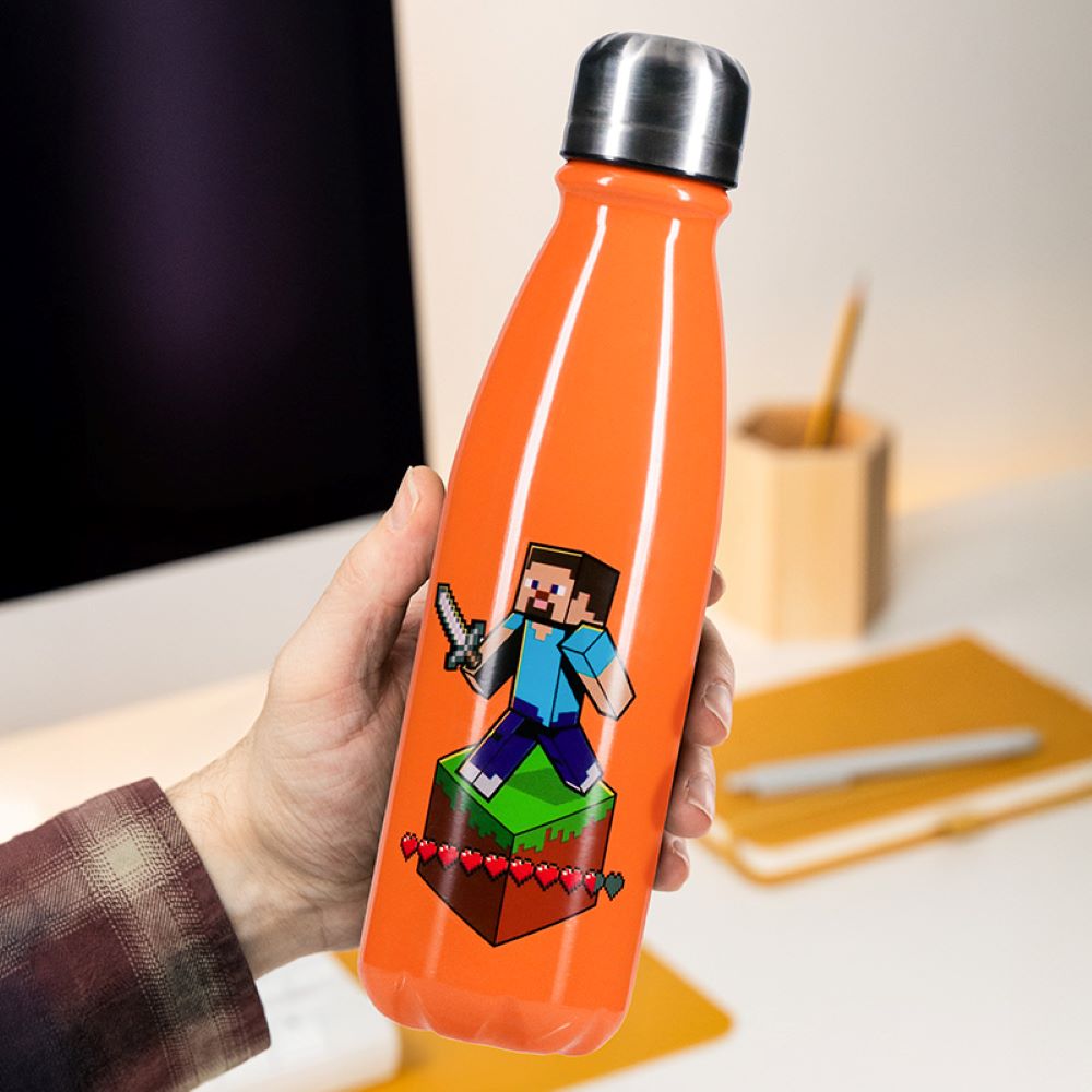 Алуминиева бутилка Minecraft 600ml