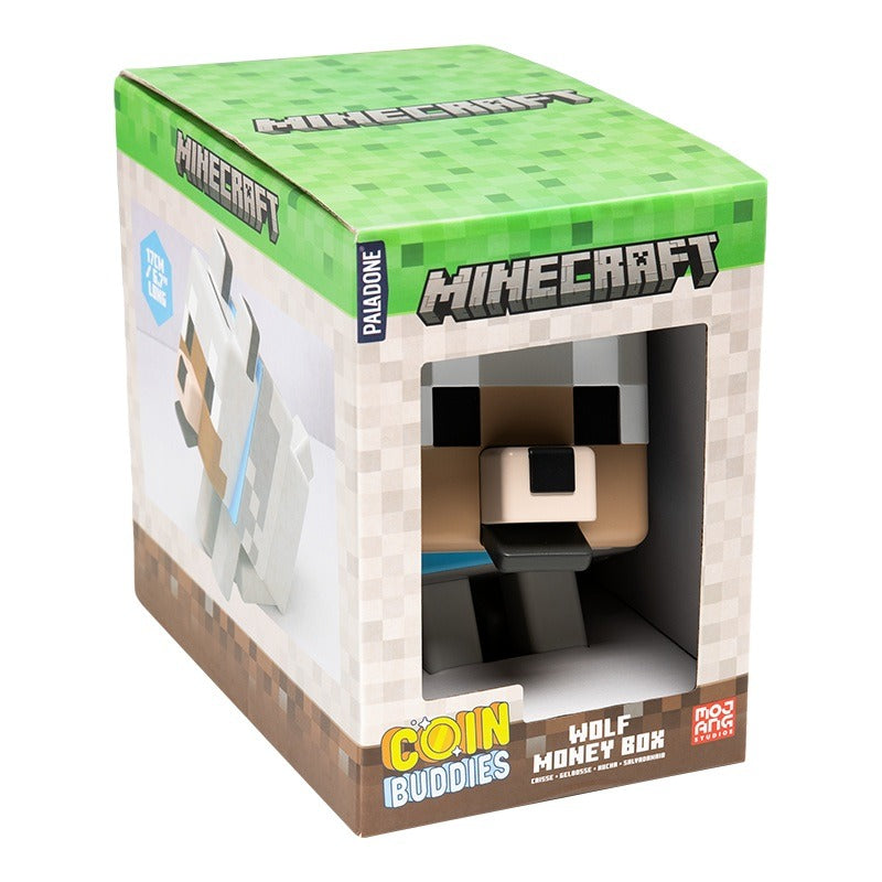 Касичка Minecraft Wolf фигурка със звук