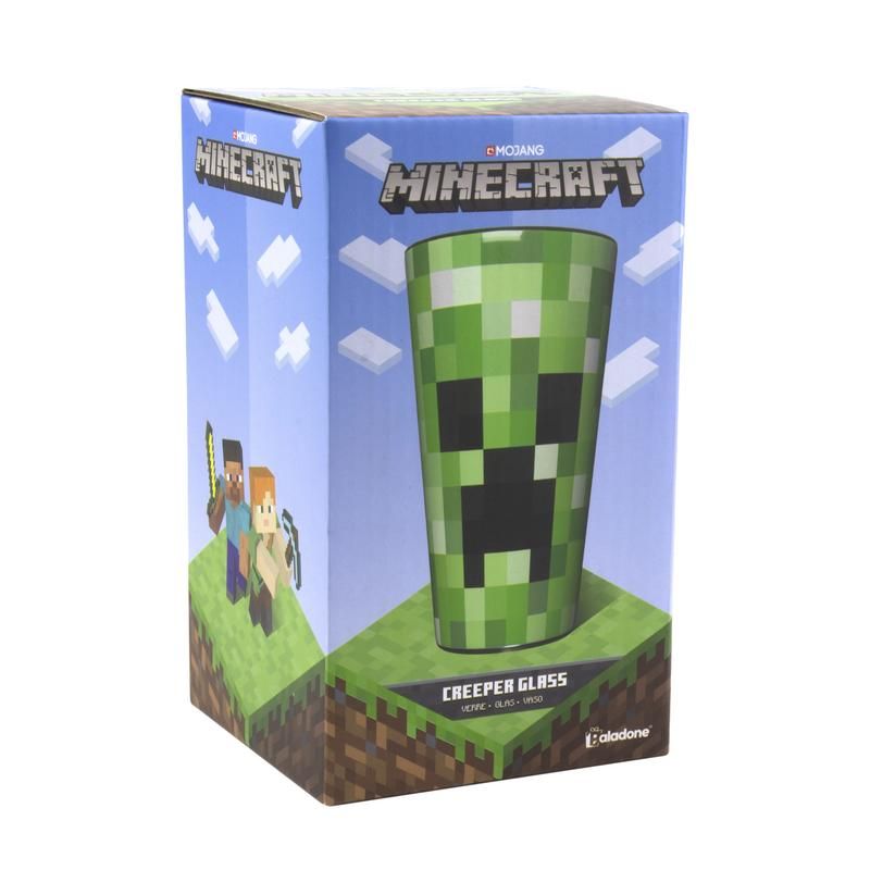 Стъклена чаша Minecraft Creeper