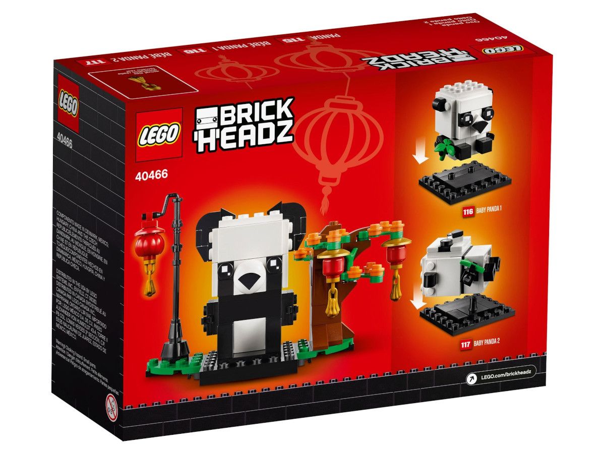 Lego BrickHeadz - Chinese New Year Pandas 40466