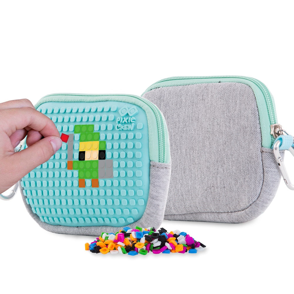 Портмоне Pixie Crew Сиво/Тюркоаз