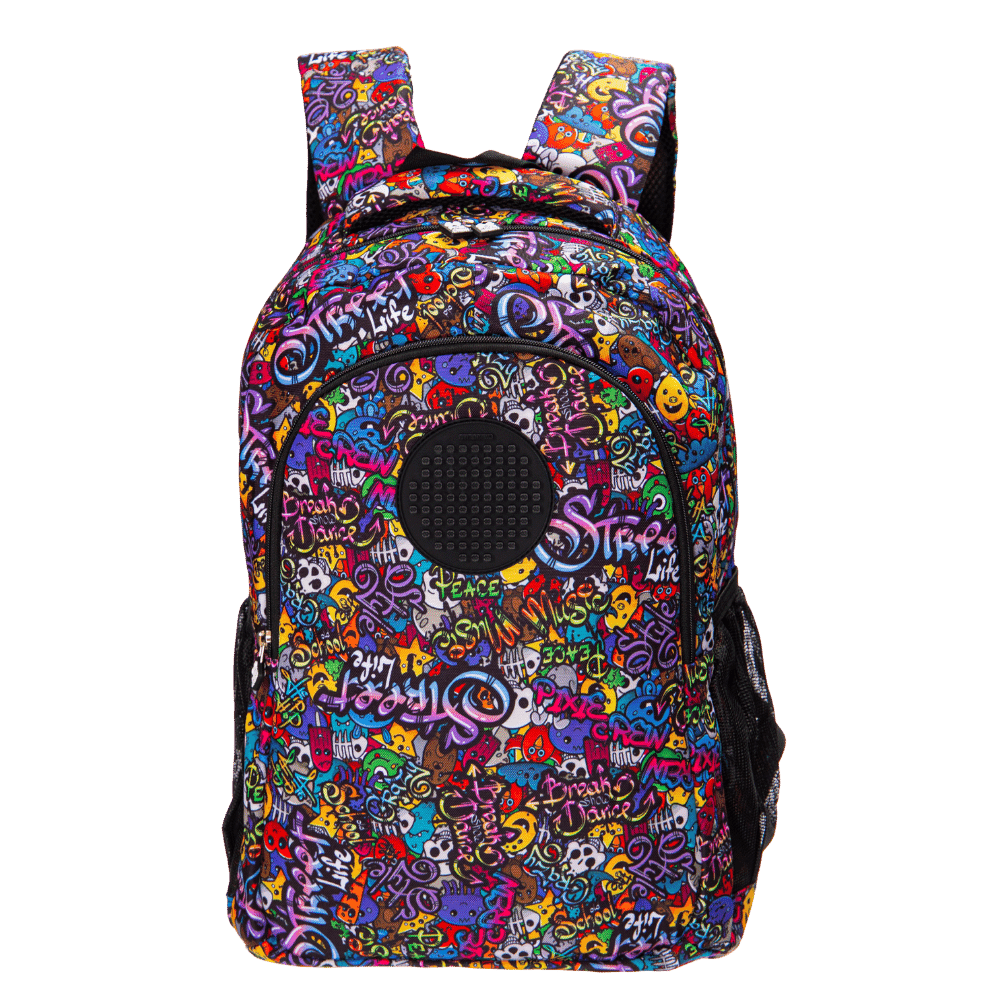 Ученическа раница Pixie Crew Graffiti с две отделения