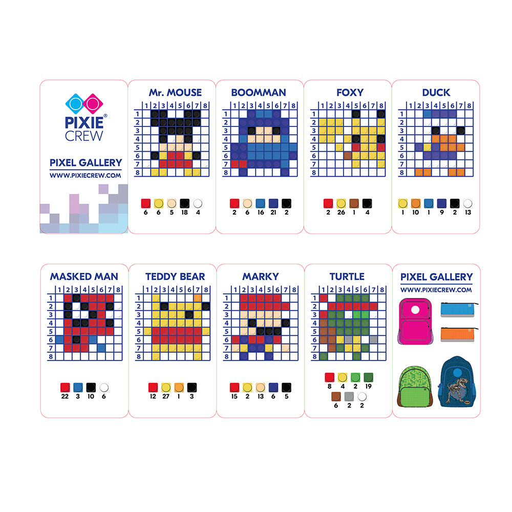 Сет от 250 Разноцветни пиксела Pixie Crew B