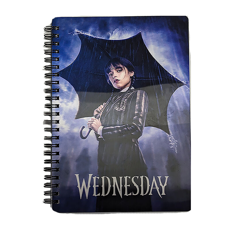 3D Тетрадка Wednesday A5