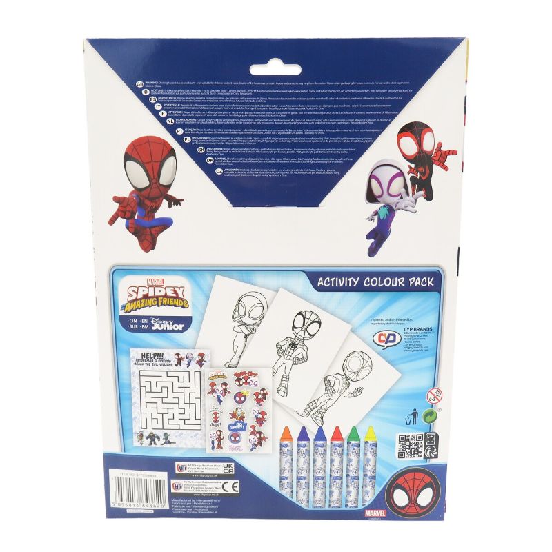 Сет плик за оцветяване Spidey