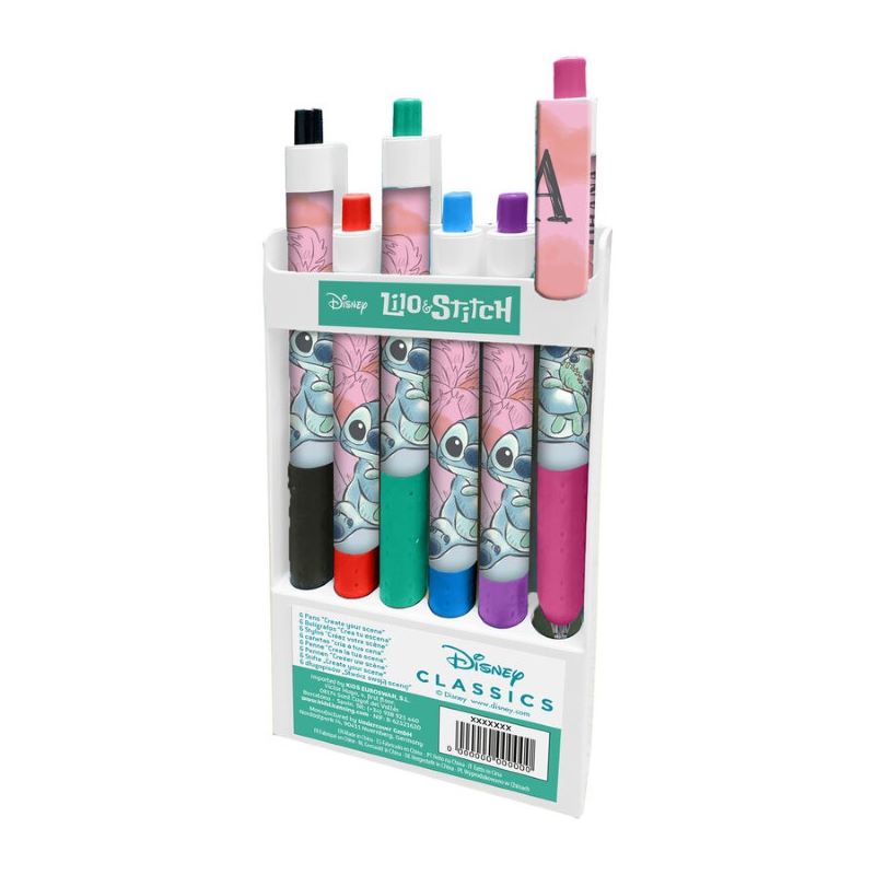 Цветни химикали Stitch 6 бр