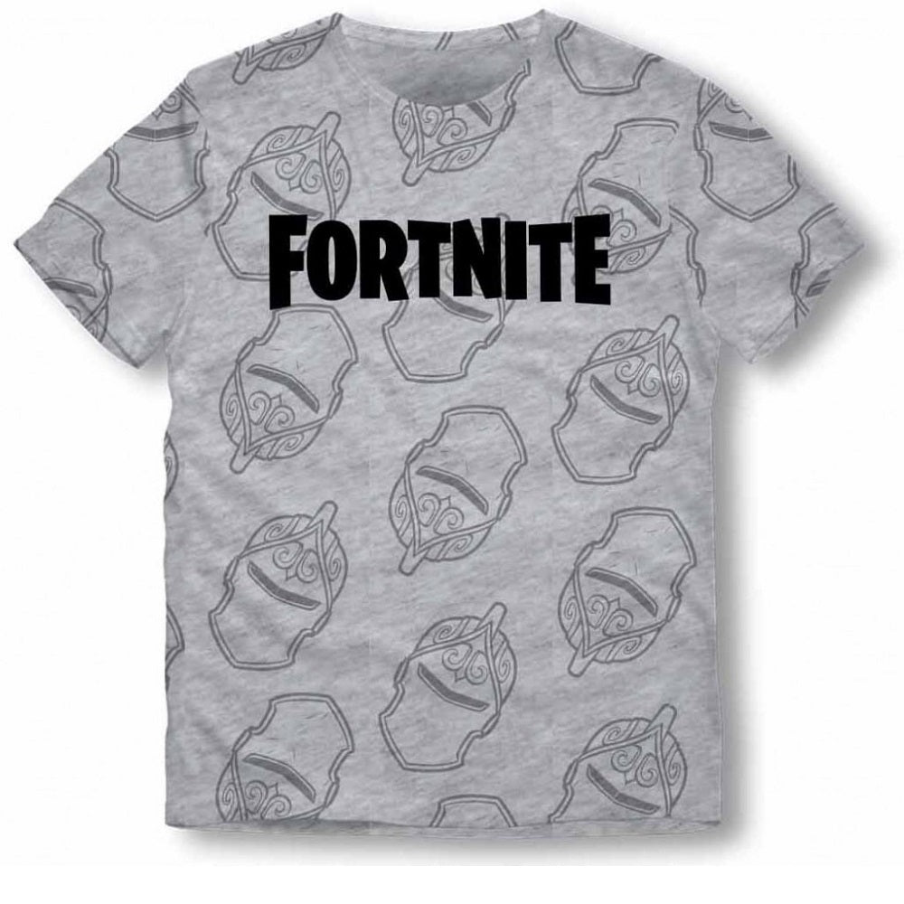 Тениска Fortnite Black Knight helmets gray, размер 164