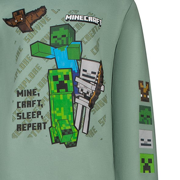 Блуза с качулка Minecraft Explore, Survive, Create, размер 116