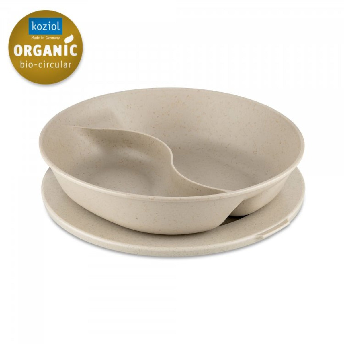 Чиния за храна с капак Koziol Organic - различни цветове
