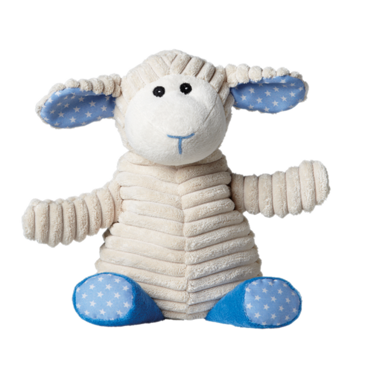 Плюшена нагряваща се овца на сини звездички от Warmies