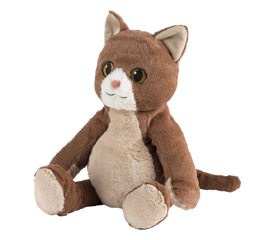 Плюшена нагряваща се седяща котка от Warmies