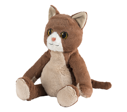 Плюшена нагряваща се седяща котка от Warmies