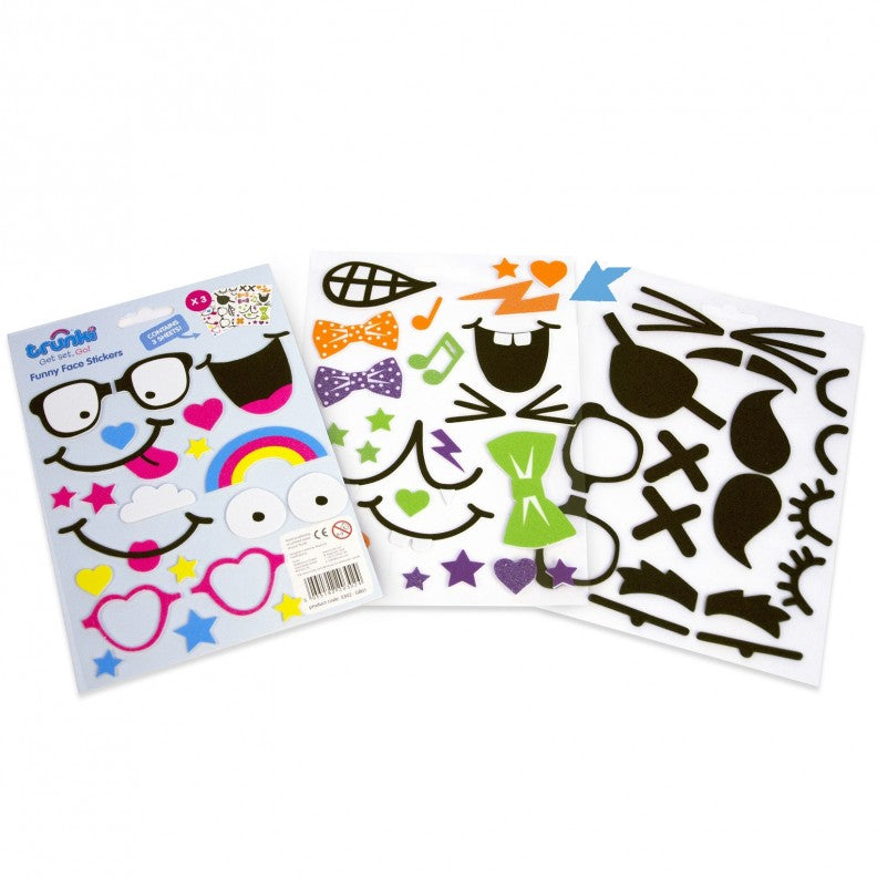 Trunki Classic Комплект релефни стикери, 3 листа