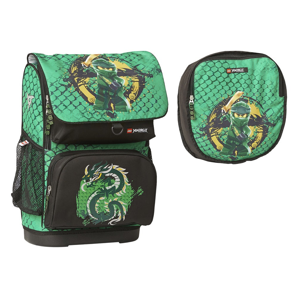 Ученическа раница LEGO® NINJAGO® Lloyd Green Optimo сет