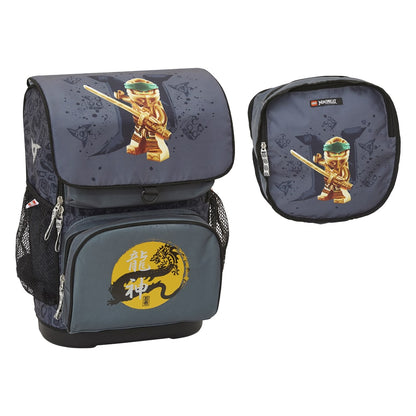 Ученическа раница LEGO® NINJAGO® Lloyd Gold Optimo сет