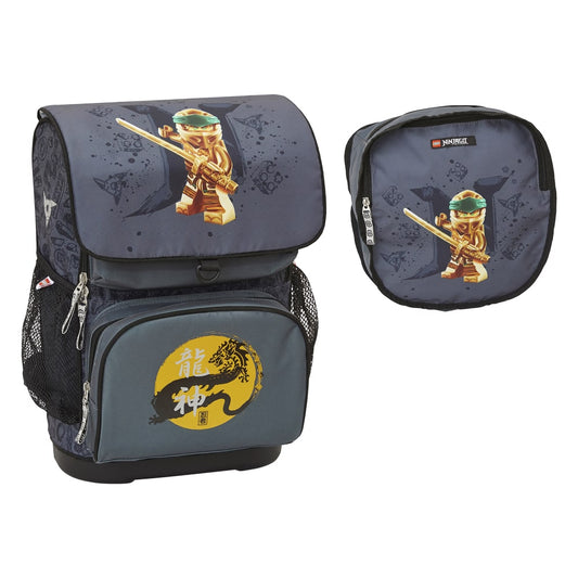 Ученическа раница LEGO® NINJAGO® Lloyd Gold Optimo сет