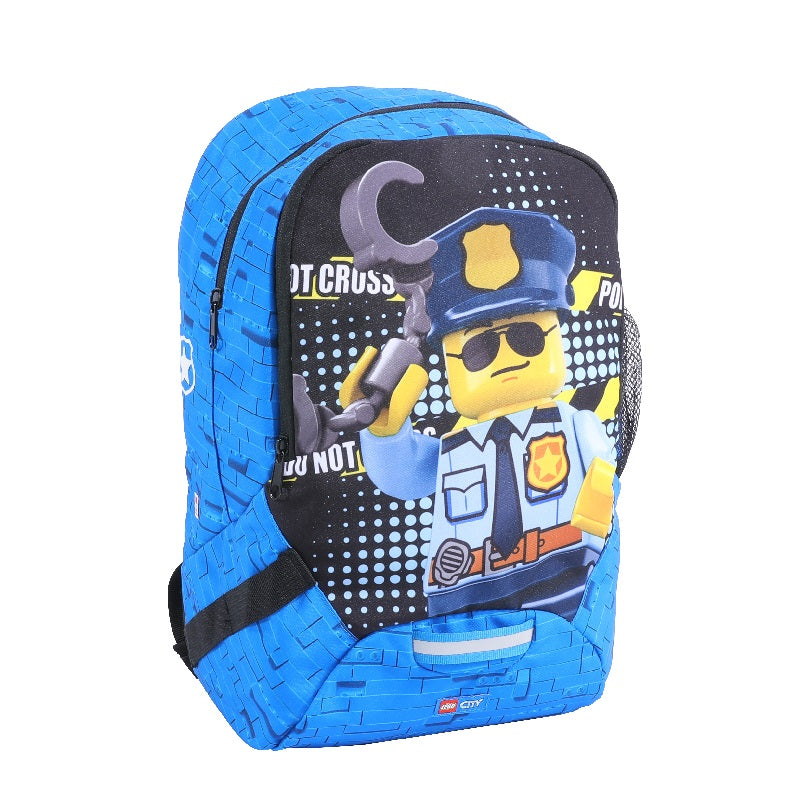 Ученическа раница LEGO CITY Police Cop light
