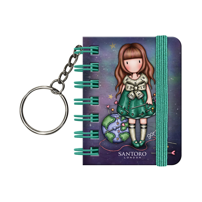 Ключодържател-тефтерче Santoro Gorjuss Be Kind To Our Planet