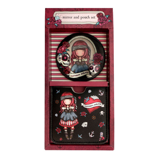 Комплект огледало и кожен калъф Santoro Gorjuss Mary Rose