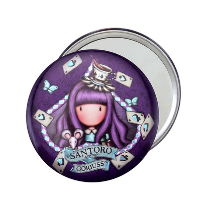 Огледало с калъф Santoro Gorjuss Wonderland A Little More Tea