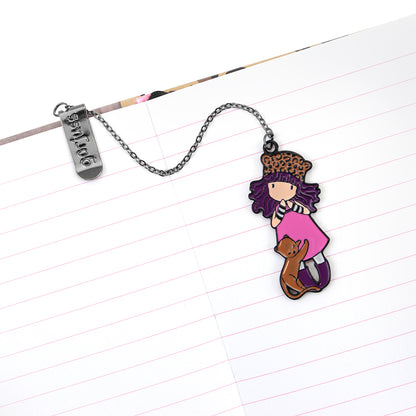 Комплект бележник и разделител за книги Santoro Gorjuss Purrrrrfect Love