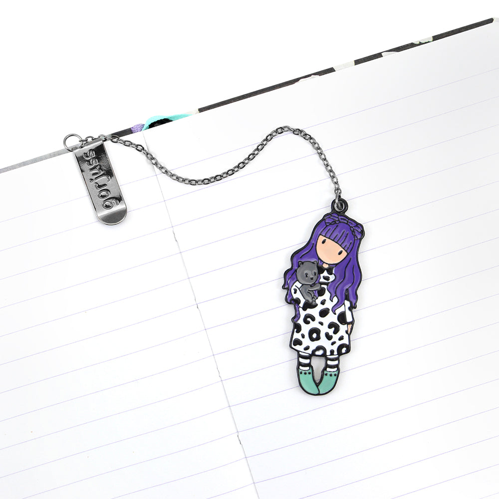 Комплект бележник и разделител за книги Santoro Gorjuss Smitten Kitten