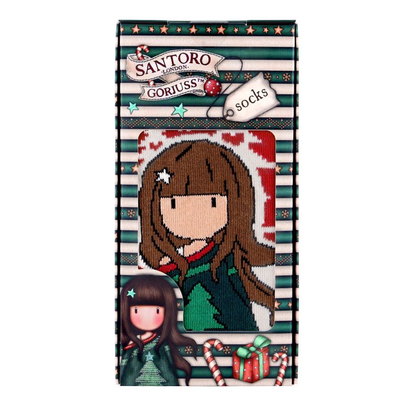 Чорапи в подаръчна кутия Santoro Gorjuss Merry and Bright - Cosy