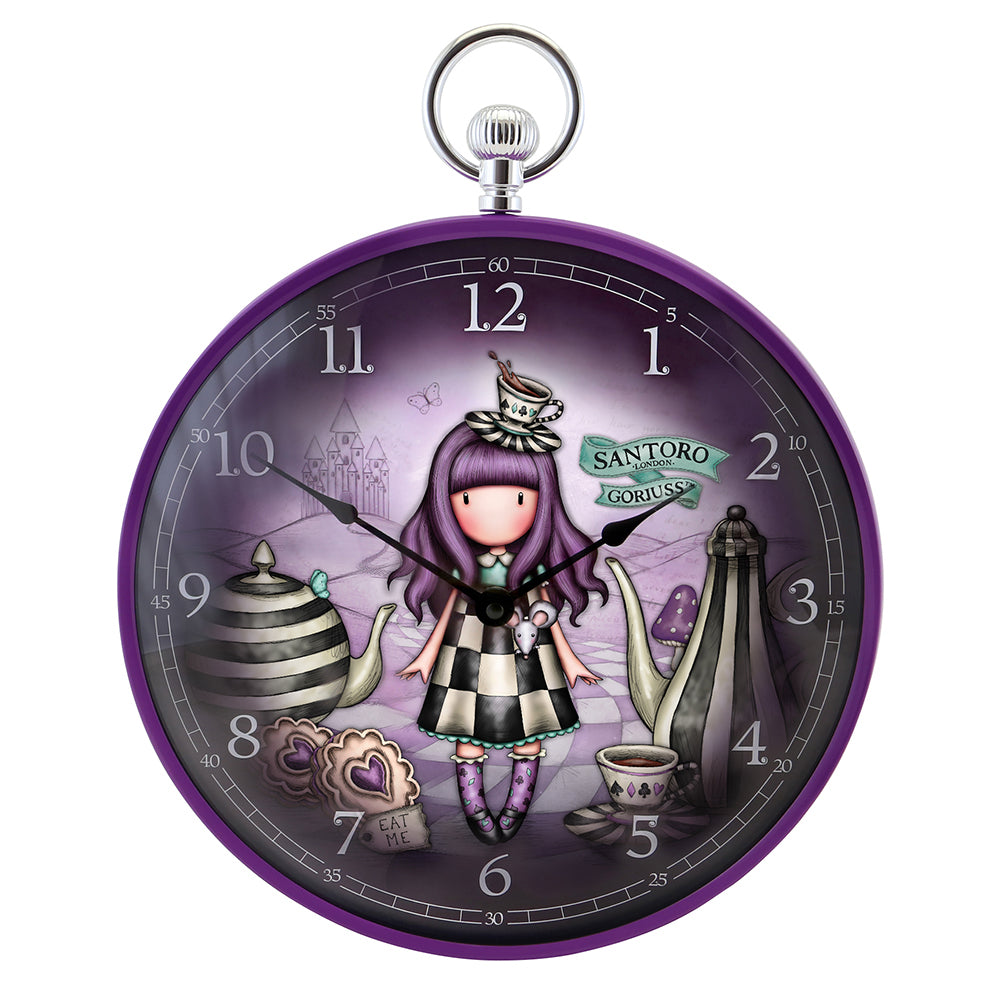 Стенен часовник Santoro Gorjuss A Little More Tea
