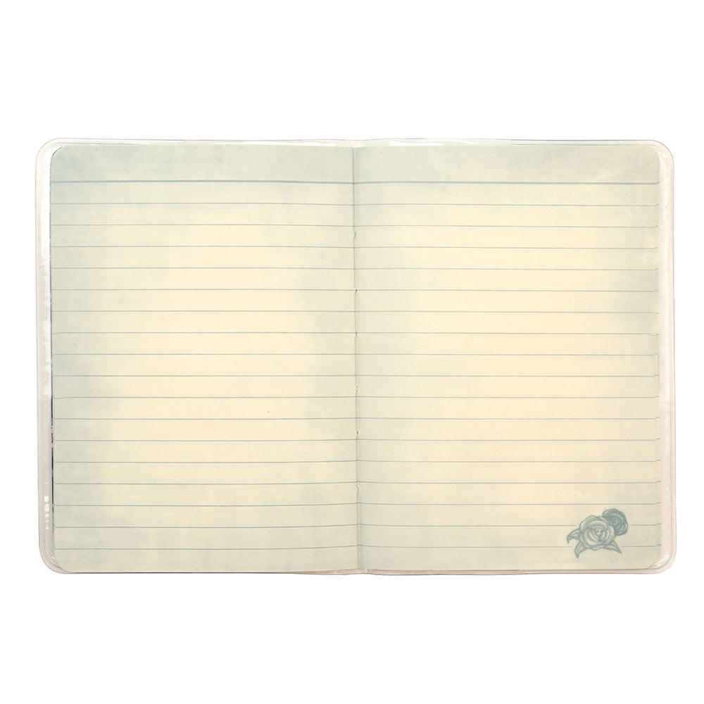 Блестящ тефтер А6 с PVC корици Santoro Gorjuss Black Pearl