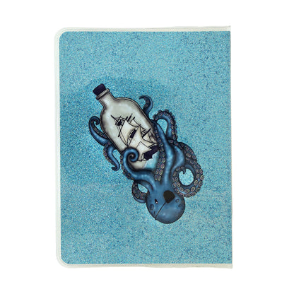 Блестящ тефтер А6 с PVC корици Santoro Gorjuss Black Pearl