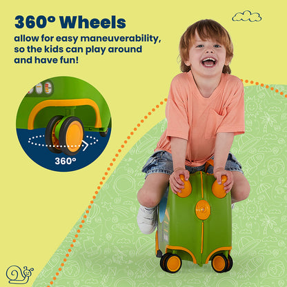 Детски куфар Trunki Tilly the Tractor Green