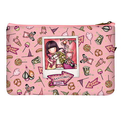 Плосък несесер с джоб Santoro Gorjuss Carousel